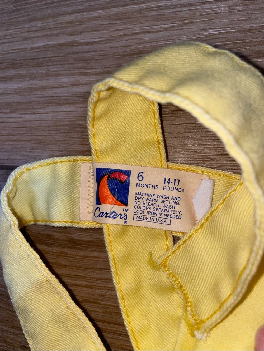 Vintage Carter’s Summer Romper Yellow Sailboat
